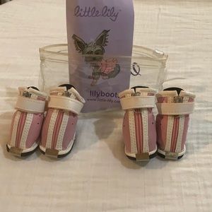 Little lily pink rain/snow boots. Size 1